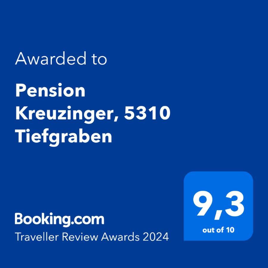 Pension Kreuzinger, 5310 Tiefgraben Luaran gambar